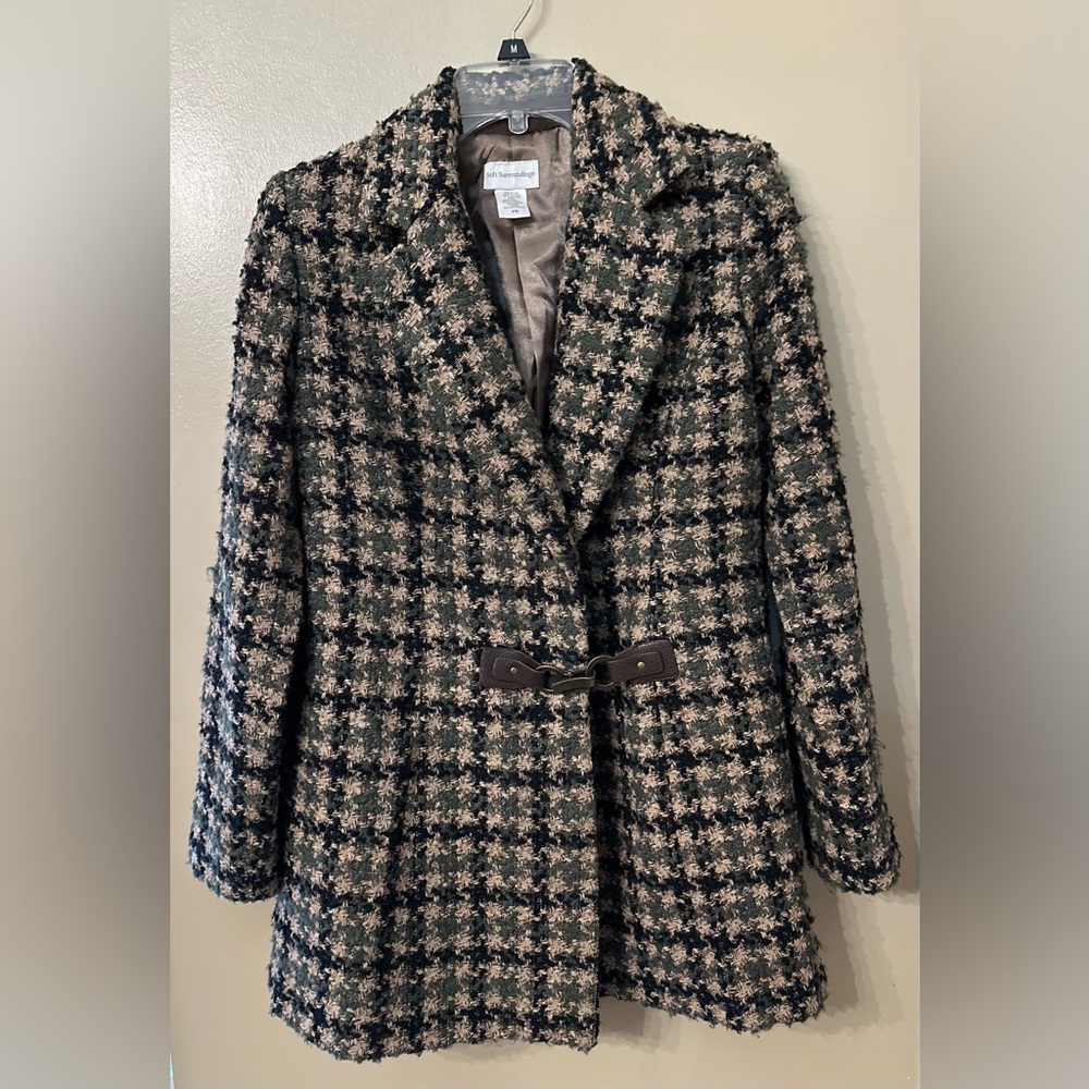 Soft Surroundings Women's Tweed Yorkshire Jacket - Size PS